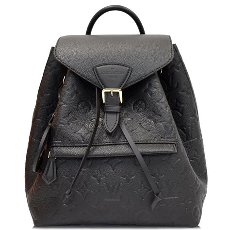 louis vuitton leather backpack.